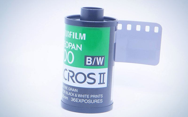 Roll of Fuji Neopan Acros 100 II black and white film